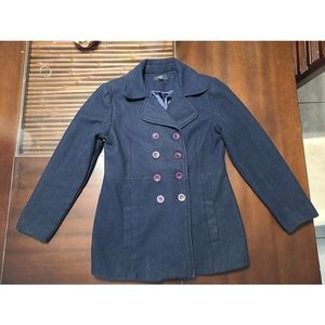 Rue21 Navy Pea Coat-Medium